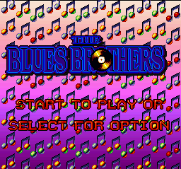 Blues Brothers, The (Japan) Title Screen
